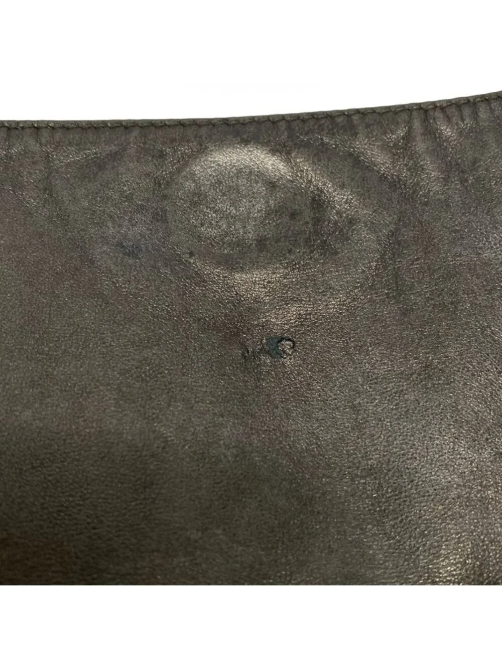 ★SOLD★ Chanel Shoulder Bag Dark Brown Logo Leather - Picture 11 of 12